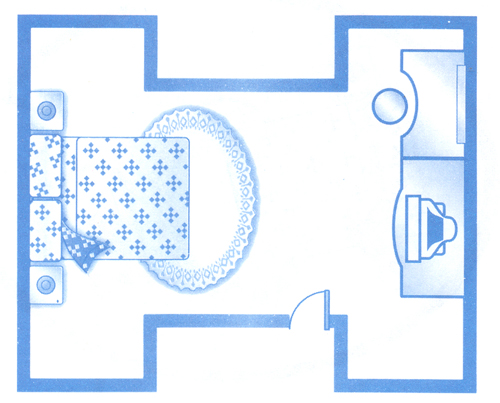 Hình dáng phòng ngủ theo phong thuỷ 4