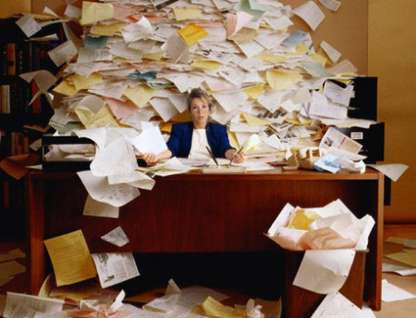 bàn làm việc gọn gàng