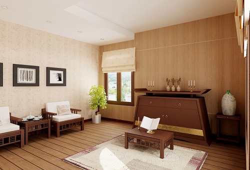 Không nên đặt giường ngủ sau bàn thờ Không nên đặt giường ngủ sau bàn thờ | ảnh 1