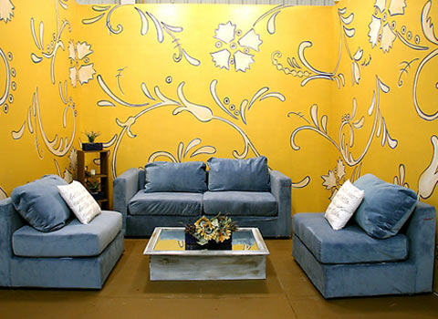 Phối màu sắc hợp phong thủy trong phòng khách 4 Phối màu sắc hợp phong thủy trong phòng khách | ảnh 5