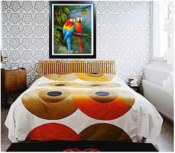 Treo tranh ảnh trong phòng ngủ theo phong thủy 1 phong thủy phòng ngủ