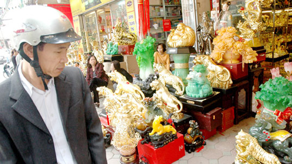 Thú chơi phong thủy: Vàng thau lẫn lộn