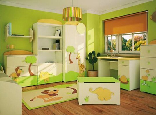   Phòng ngủ trẻ em nên chọn màu theo phong thủy