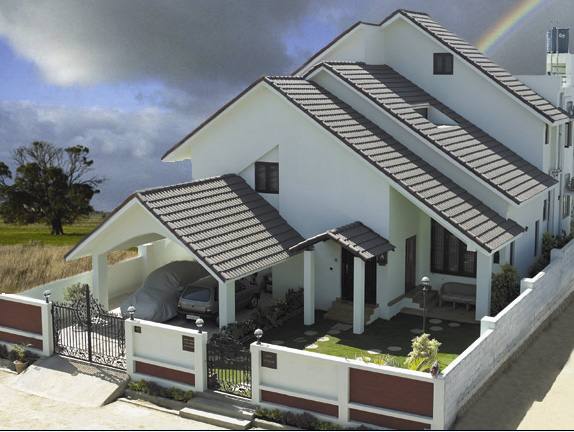 Mái nhà hợp phong thủy