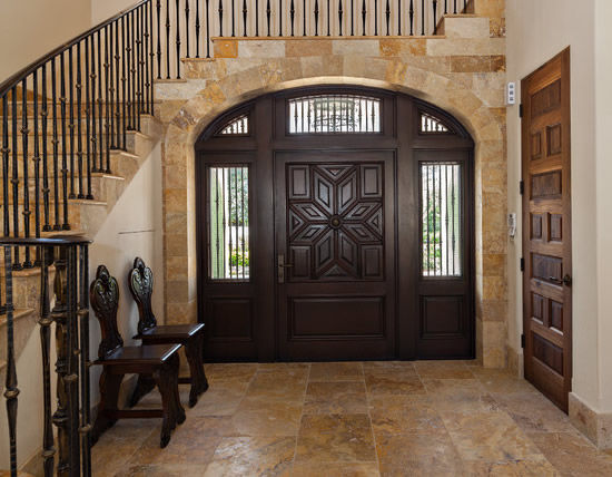 Bài trí cửa chính hợp phong thủy sẽ mang lại may mắn cho gia chủ bài trí cửa chính