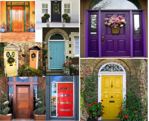 Chọn màu sắc của cửa chính sinh mệnh chủ