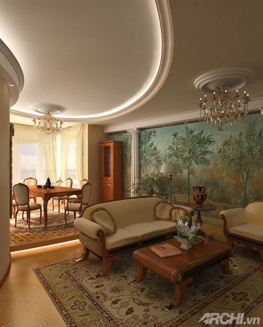 Thiết kế phòng mang lại tài lộc cho gia đình