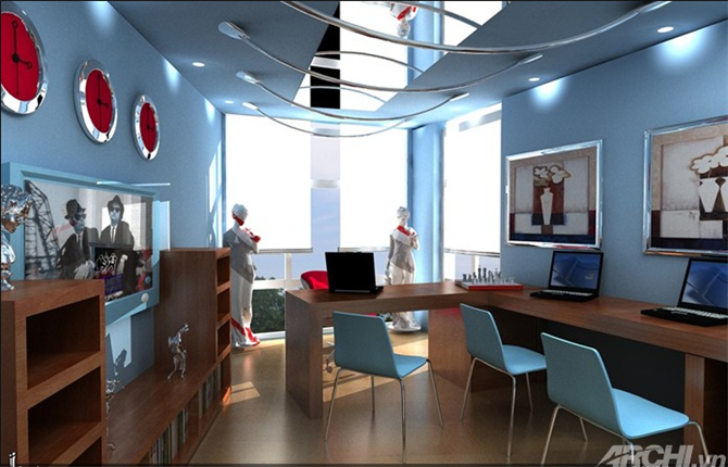 Chọn màu sơn theo hướng cho văn phòng 2 Chọn màu sơn theo hướng cho văn phòng | ảnh 3