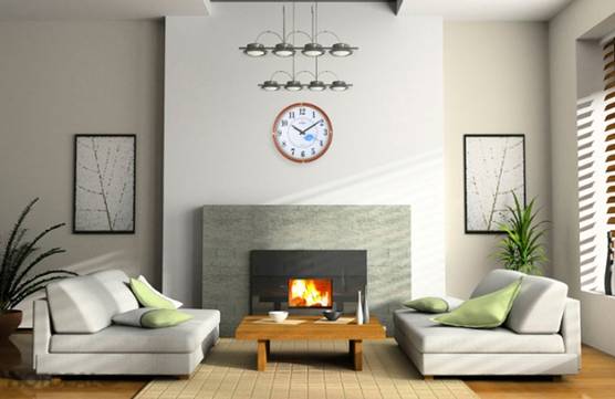 Bài trí đồng hồ hợp phong thủy mang lại vận may cho gia đình phong thủy đồng hồ