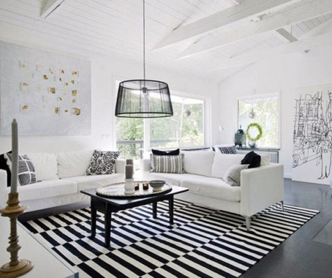 Phối màu đen cho ngôi nhà mang lại nhiều may mắn