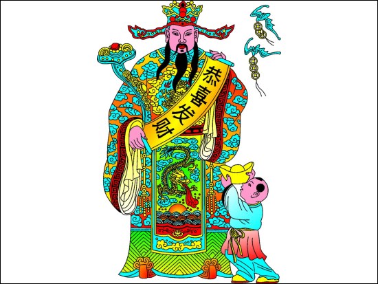 Bài trí thần tài trong nhà, nên và không nên 1