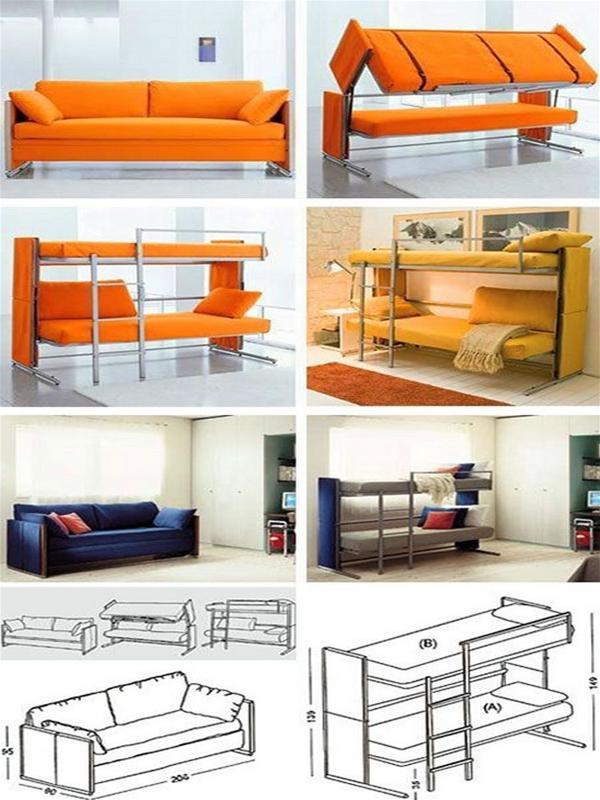 Những mẫu giường siêu tiết kiệm không gian cho nhà nhỏ 2