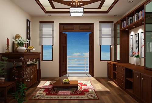 Không nên đặt giường ngủ sau bàn thờ 2 Không nên đặt giường ngủ sau bàn thờ | ảnh 3