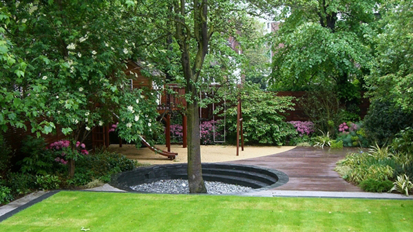 Cân bằng phong thủy trong bài trí sân vườn