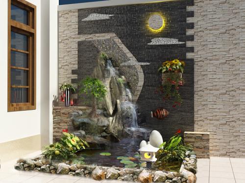 Vị trí đặt thác nước phong thủy