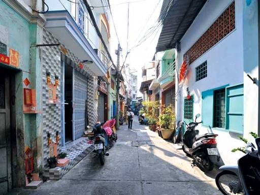 Phong thủy nhà trong hẻm