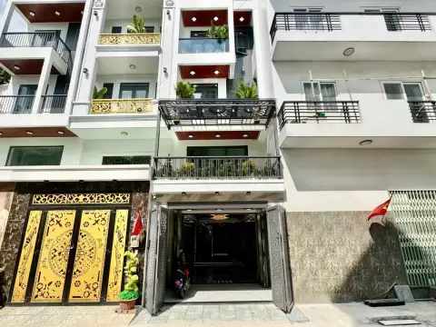 Giảm 550 triệu nhà phố thang máy Thới An 05, đường nhựa 10m, 320m² sàn, 8,95 tỷ